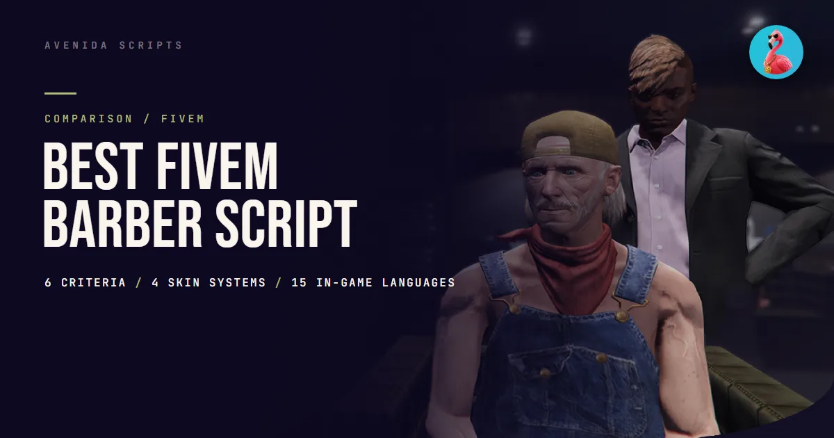 FiveM barber script: hair, beard and colour in 2026
