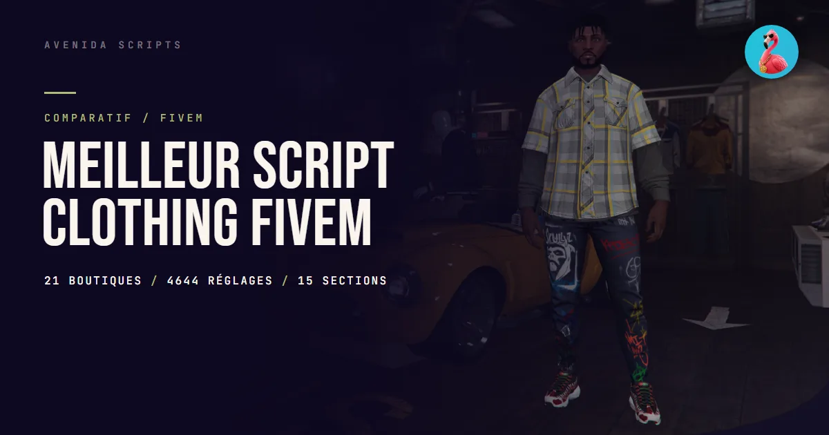 Script de vêtements FiveM : boutiques, tenues et items en 2026