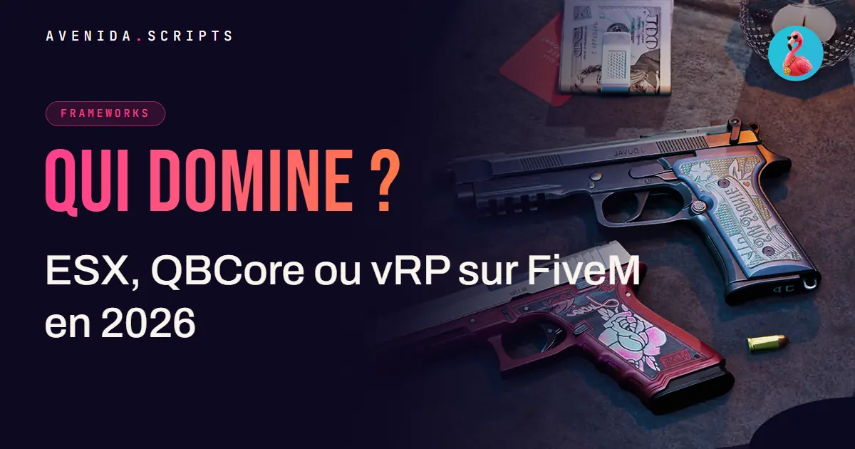 ESX, QBCore ou vRP : qui domine FiveM en 2026 ?